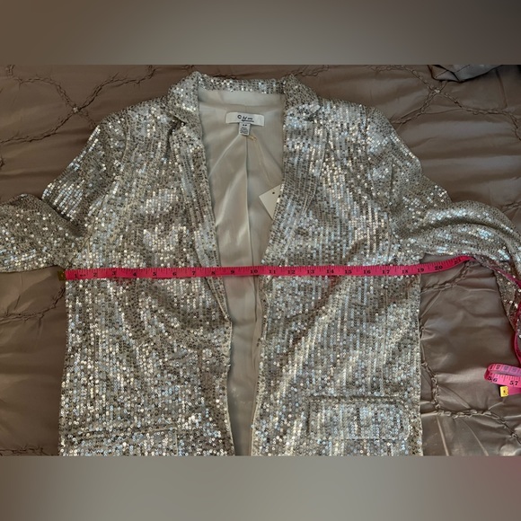NWT Sequin Blazer, Size Petite Smalll - Picture 7 of 14